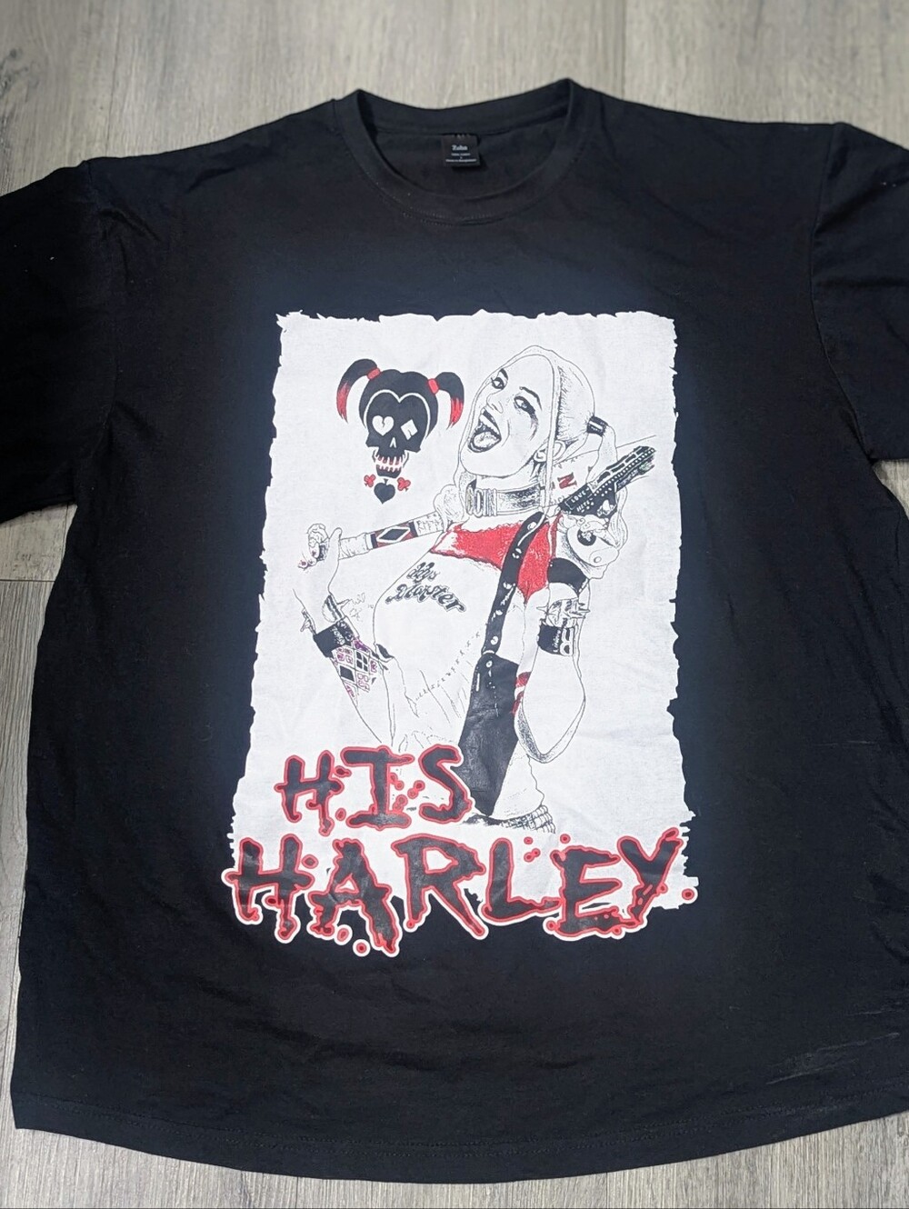 Zoha DC Comic Zoha Harley Quinn 'His Harley" Tee